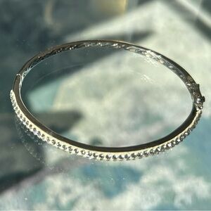 Silver Sparkling Stone Bracelet